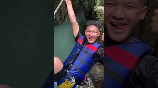 Tarzan nih bestie #adventure #ciwayangbodyrafting #music #travel #pangandaran #dj