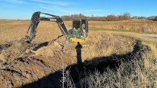 Moving equipment and digging ditches