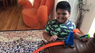 Building Hot Wheels Race Track l Car Racing l Toys Review