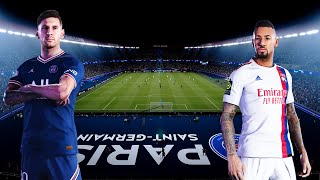 Paris Saint-Germain vs Lyon ● Parc Des Princes Stadium | eFootball 2022 Predict Gameplay