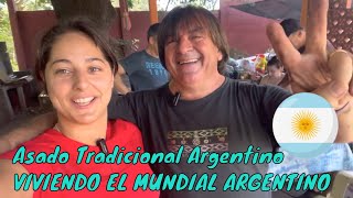 Asado Típico ARGENTINO ¡Mi amigo Marcelo Prepara un Asado viendo el Mundial 2022!