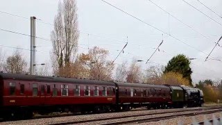 PRD STEAM - 46233 on Lindum Fayre at Potters Bar 5.12.15