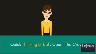 📺Quick Thinking Birbal : Count The Crows • Akbar Birbal Story • Lejrua