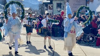 Mittenwald Fasching 2023: Maschkera am "Unsinnigen Donnerstag" (in 4K)