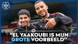 Aanvoerder Excelsior Redouan El Yaakoubi trots 💪👏 op 16-jarige Tarik | Voetbal Geeft ⚽