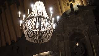 Inside the 'Chapel of St. Kinga' in Wieliczka Salt Mine