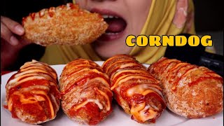 ASMR Eating Sounds: Corndog