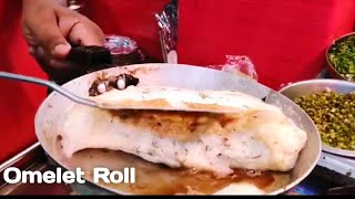 Omelet Roll Street Food | आमलेट रोल रेसिपी | #indiantreasurefoodie