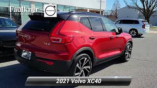 Certified 2021 Volvo XC40 R-Design, East Petersburg, PA M2570190