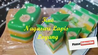 Resep / Cara Bikin """ Kue Nagasari Lapis Loyang """