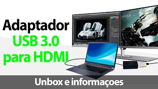 Ligando 2 monitores no computador usando adaptador USB