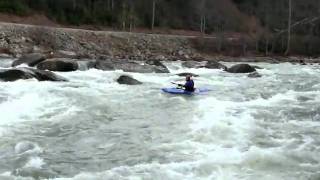 Justin - Tygart River Gorge, WV - S-turn - 6.5 ft