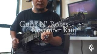 Guns and Roses's November Rain Solo covered by Steven  #gunsnroses #novemberrain #gibson #925silver