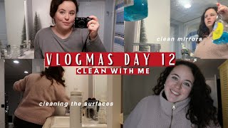 VLOGMAS DAY 12| CLEAN WITH ME| productive cleaning day| LITERALLY LYDIA