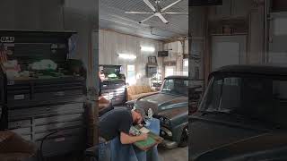 ‘57 Chevy Tailgate getting the Sweet Patina “Sauce” Treatment.