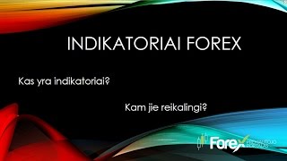 Indikatoriai Forex prekyboje - kas tai yra?