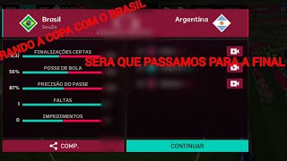 Zerando a copa com o Brasil será que passamos para a grande final ?