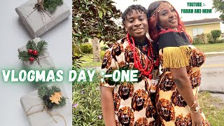 VLOGMAS 2021 Day 1 Our huge Christmas tree light up Ceremony || My Christmas wish list #Vlogmasday1