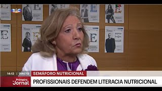 Intervenção de Lídia Santiago, Vice-presidente da OE, sobre o Semáforo Nutricional