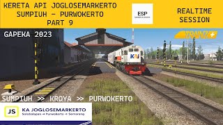 KERETA API JOGLOSEMARKERTO DARI SUMPIUH KE PURWOKERTO | PART 9 | TRAINZ SIMULATOR INDONESIA