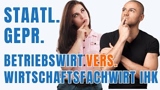 Staatlich geprüfter Betriebswirt vs. Wirtschaftsfachwirt IHK: Ein Vergleich 📊 | GripsCoachTV