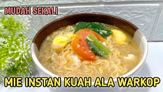 RESEP MIE INSTAN KUAH ALA WARKOP