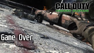 Game Over | Call Of Duty Modern Warfare Remastered | COD MW