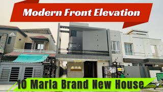 "Stunning 10 Marla Modern House Design with 5 Bedrooms | Latest Elevation in Bahria Town" #viral