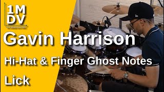 1MDV - The 1-Minute Drum Video #194 : Gavin Harrison / Hi-Hat & Finger Ghost Notes Lick