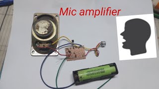 DIY  homemade Simple Mic Amplifier Circuit using BC547||মাইক অ্যামপ্লিফায়ার