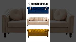 #interiortips #5 Different Sofa Style #sofamodels #furnituredesign #sofastyle