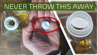 Why you should not throw the plastic cap away