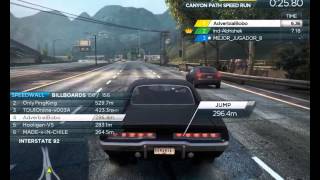 Need For Speed Most Wanted 2012 Online "Canyon Path Speed Run" 6:36