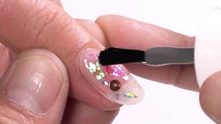 How to encapsulate nail art with structure gel