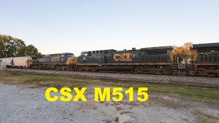 CSX M515 in Athens with 5479, 80, 74