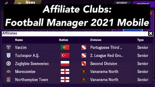 Affiliate Clubs in Football Manager 2021 Mobile: Pro’s and Con’s