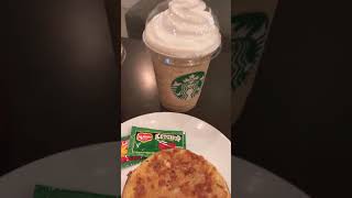 Spicy Tuna Bread Starbucks #mukbang #asmr