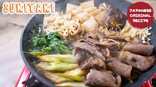 Resep SUKIYAKI Jepang Ala Rumahan [Halal], Cara Membuat Sukiyaki Otentik