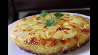 How to make Spanish omelet طريقة عمل العجة الاسبانية