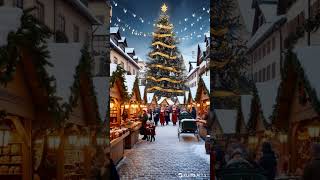 POV: It's Christmas Eve | #christmas #music #snowman #beautiful #snow #scenery #nature #mountains