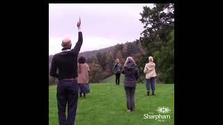 Mindfulness and Qigong retreats in The Coach House at The Sharpham Trust INSTA