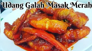 Resepi Udang Galah Masak Merah