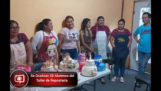 #PuebloViejo Se gradúan 28 alumnas del Taller de Repostería #veracruz