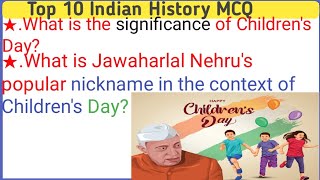 Indian History questions and answers||Indian History in english||Top 10 general knowledge