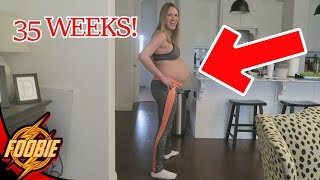 35 WEEKS PREGNANT BELLY UPDATE!