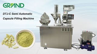 20000-30000PCS/Hour High Capacity Semi Automatic Capsule Filling Machine - Grand Packing Machinery