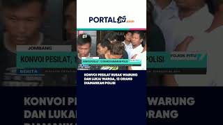 KONVOI PESILAT rusak warung dan lukai warga #shorts