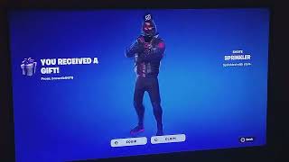 Someone else sent me a surprise gift! 🎁 thank you! #itemshop #fortnite #free