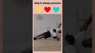 # Cute video #Help is always precious #shorts