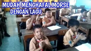 Menghafal Morse dengan Lagu, SDN Pucangsari 1 - Purwosari Pasuruan